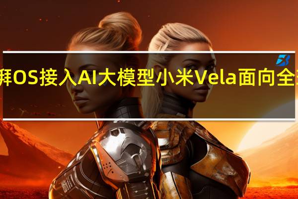 小米澎湃OS接入AI大模型 小米Vela面向全球开发者开源