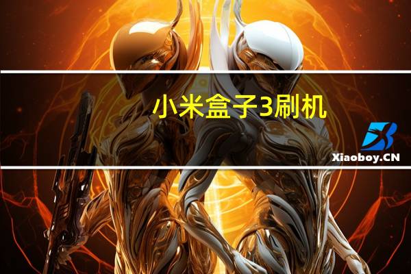 小米盒子3刷机（小米盒子3）