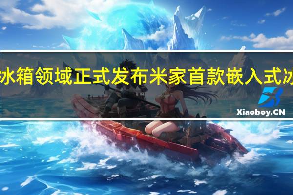 小米进军嵌入式冰箱领域正式发布米家首款嵌入式冰箱米家冰箱十字521L