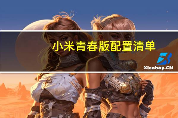 小米青春版配置清单（小米青春版配置）