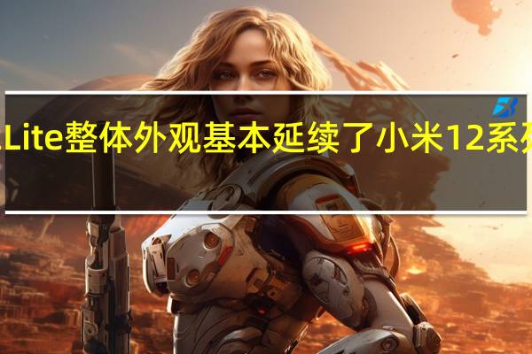 小米12Lite整体外观基本延续了小米12系列的设计语言