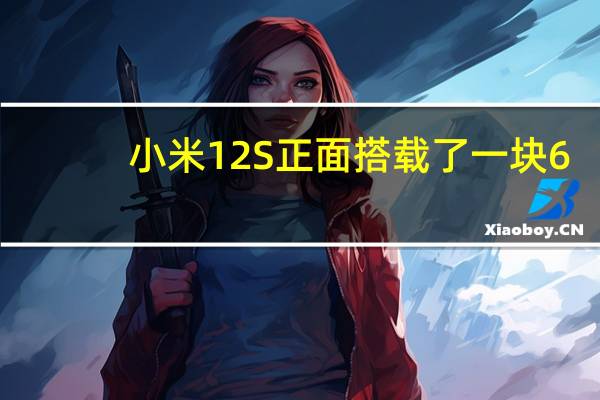 小米12S正面搭载了一块6.28英寸AMOLED小微曲屏