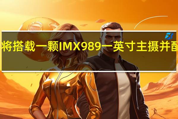 小米13Pro将搭载一颗IMX989一英寸主摄并配备徕卡光学镜头