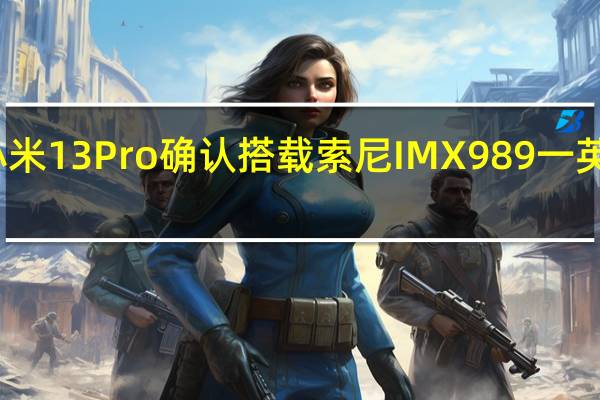 小米13Pro确认搭载索尼IMX989一英寸主摄