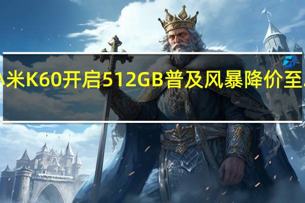 小米K60开启512GB普及风暴降价至2999元