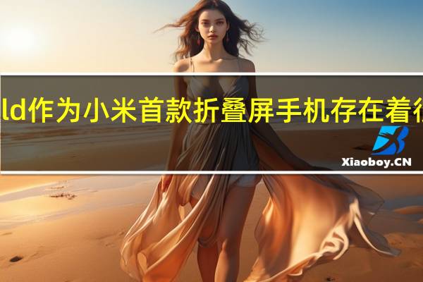 小米MIX Fold作为小米首款折叠屏手机存在着很多不成熟的地方