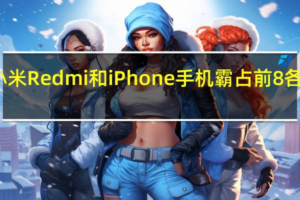 小米Redmi和iPhone手机霸占前8各占四席