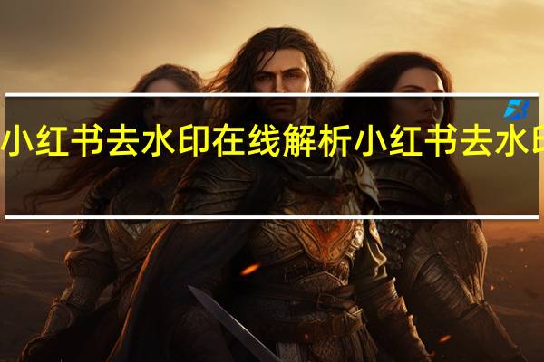 小红书去水印在线解析 小红书去水印网站(小红书在线去水印视频解析)