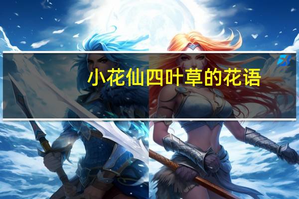 小花仙四叶草的花语