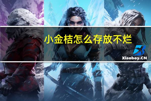 小金桔怎么存放不烂
