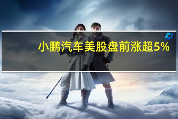 小鹏汽车美股盘前涨超5%