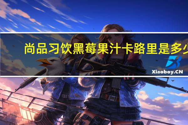 尚品习饮 黑莓果汁卡路里是多少