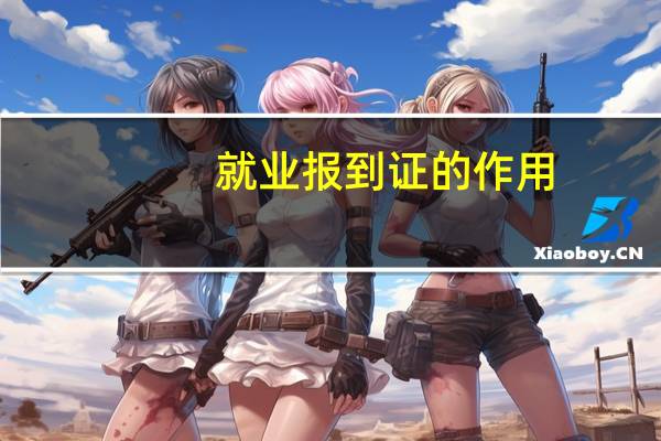 就业报到证的作用