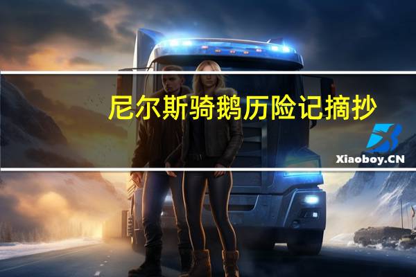 尼尔斯骑鹅历险记摘抄（尼尔斯骑鹅历险记简介）