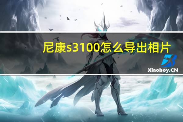 尼康s3100怎么导出相片（尼康s3100）