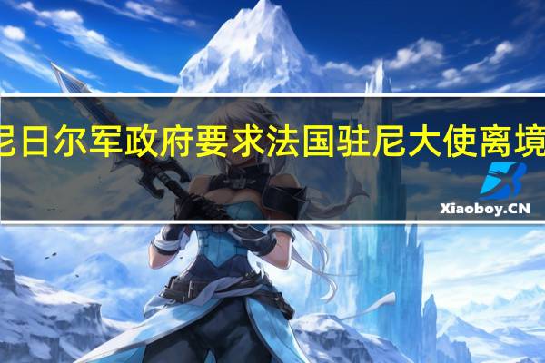 尼日尔军政府要求法国驻尼大使离境马克龙：大使应继续留下履职