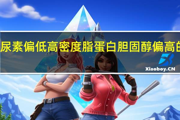 尿素偏低高密度脂蛋白胆固醇偏高的原因