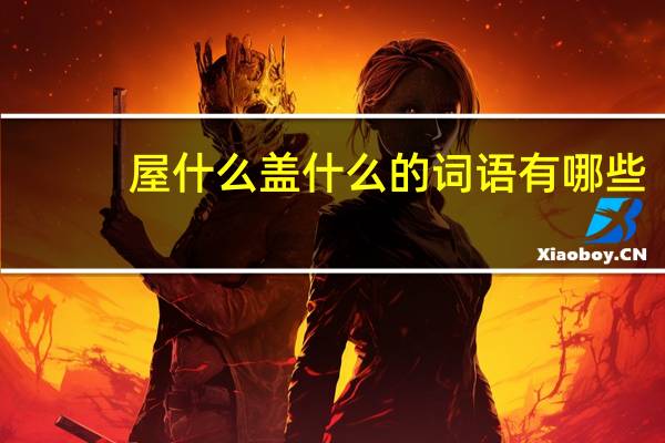 屋什么盖什么的词语有哪些?