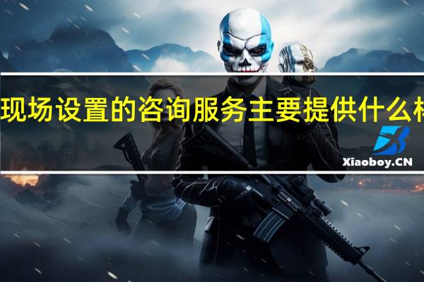 展览会现场设置的咨询服务主要提供什么样的咨询服务