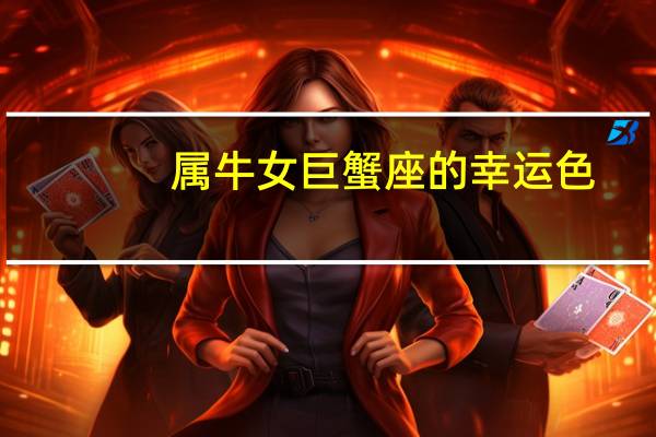 属牛女巨蟹座的幸运色（巨蟹座的幸运色）
