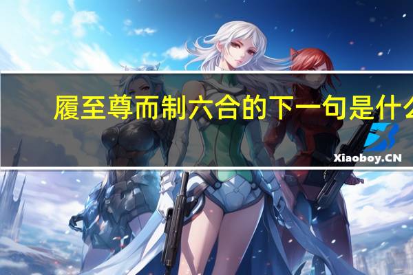 履至尊而制六合的下一句是什么