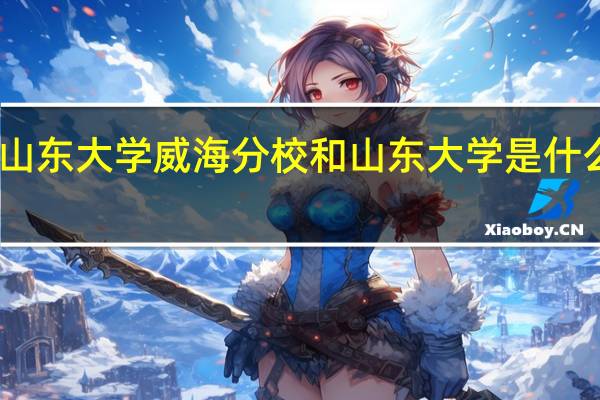 山东大学威海分校和山东大学是什么联系，毕业证一样吗