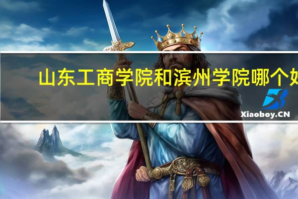 山东工商学院和滨州学院哪个好