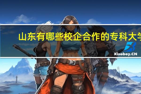 山东有哪些校企合作的专科大学