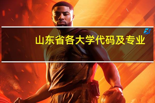 山东省各大学代码及专业