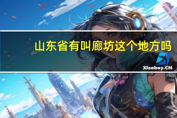 山东省有叫廊坊这个地方吗