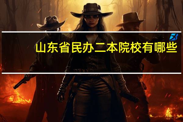 山东省民办二本院校有哪些