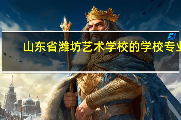 山东省潍坊艺术学校的学校专业
