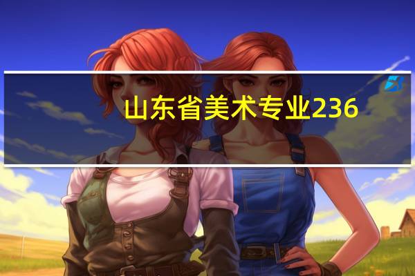山东省美术专业236.4分文化课400能上什么大学