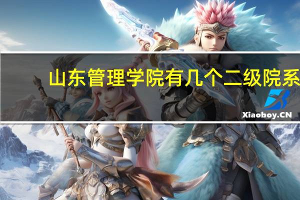 山东管理学院有几个二级院系