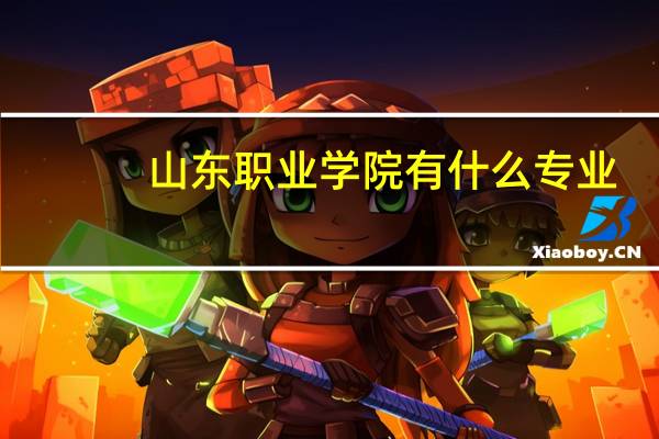 山东职业学院有什么专业