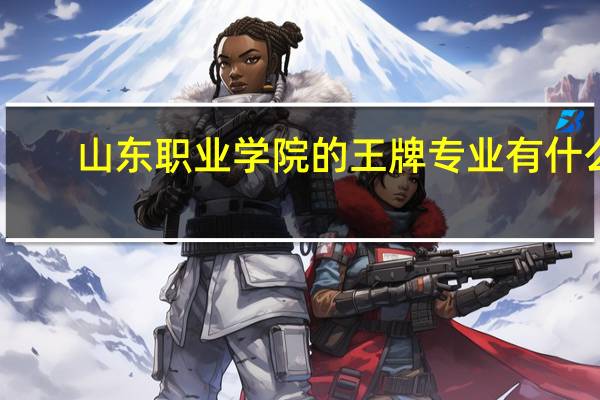 山东职业学院的王牌专业有什么