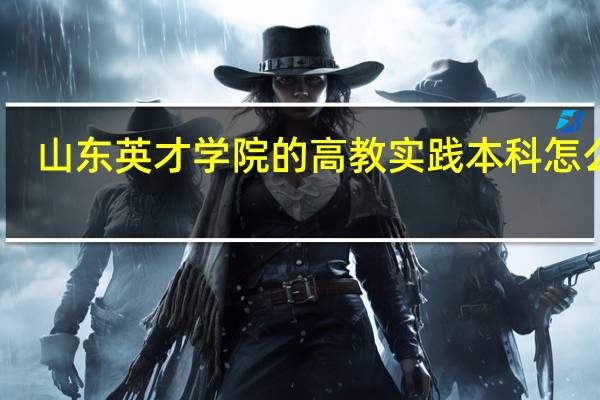 山东英才学院的高教实践本科怎么样