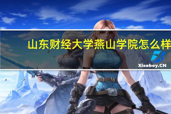 山东财经大学燕山学院怎么样