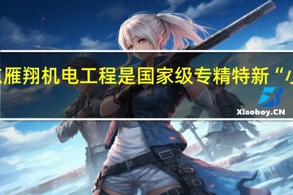 山东雁翔机电工程是国家级专精特新“小巨人”吗
