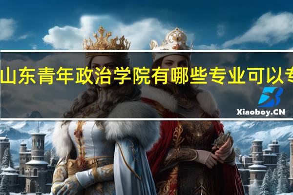 山东青年政治学院有哪些专业可以专升本