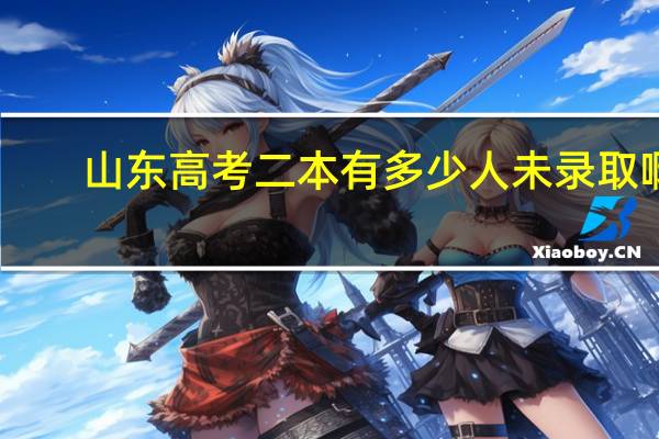 山东高考二本有多少人未录取啊