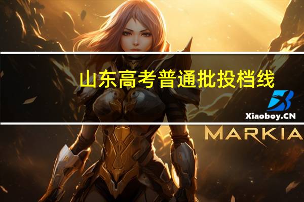 山东高考普通批投档线