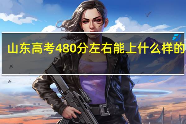 山东高考480分左右能上什么样的大学