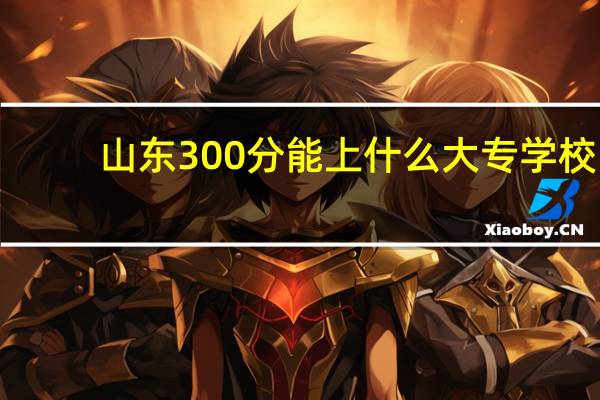 山东300分能上什么大专学校