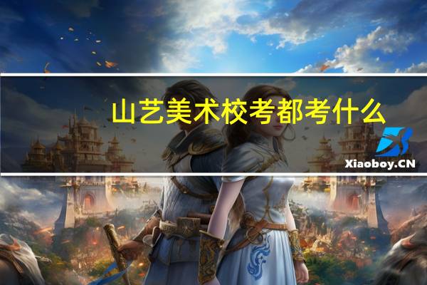 山艺美术校考都考什么