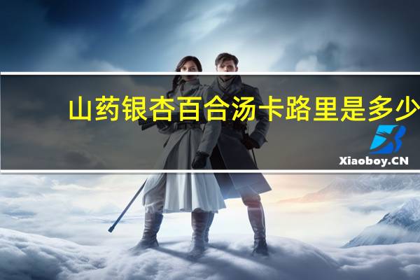 山药银杏百合汤卡路里是多少