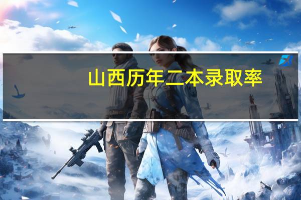 山西历年二本录取率