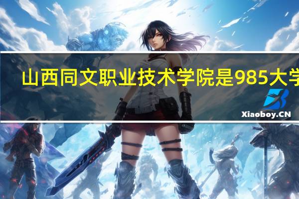 山西同文职业技术学院是985大学吗