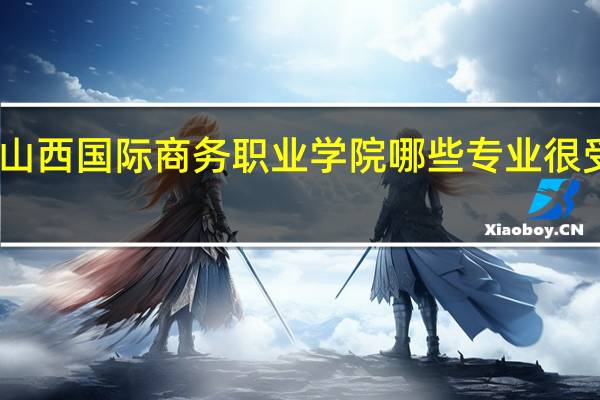 山西国际商务职业学院哪些专业很受欢迎