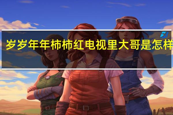 岁岁年年柿柿红电视里大哥是怎样死的